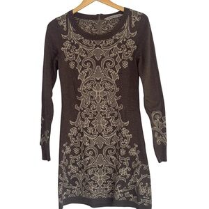 Athleta Brown Sweater Dress Medium